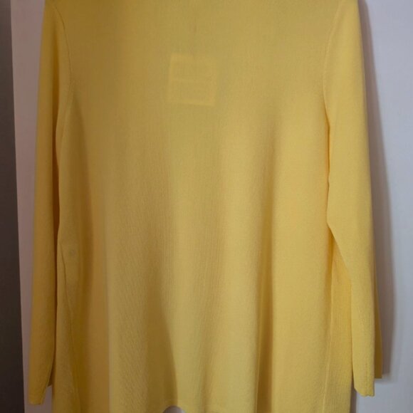Anne Klein Malibu Sweater NWT Yellow XL - Picture 7 of 8